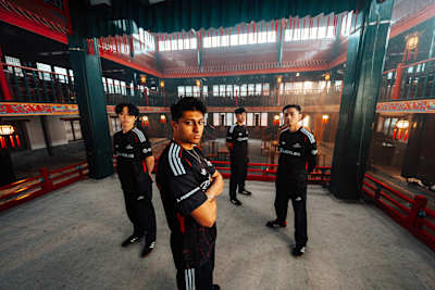 100 Thieves at the League of Legends Worlds 2025 Features Day on October 11, 2025 in Beijing, China.