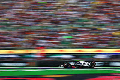 Daniel Ricciardo of Scuderia AlphaTauri at the Mexico City Grand Prix on October 29, 2023.