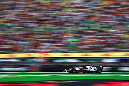 Daniel Ricciardo of Scuderia AlphaTauri at the Mexico City Grand Prix on October 29, 2023.