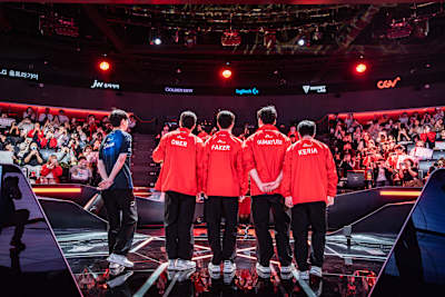 T1 at LoL Park in Seoul, South Korea.