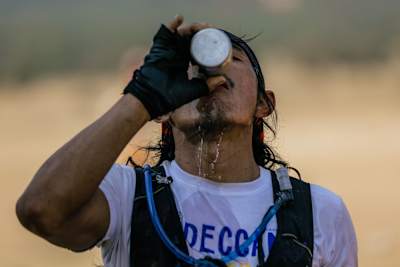 Trail runners participate in Deccan Ultra in the Western Ghats of India.