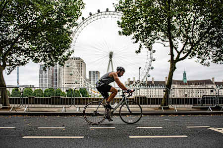 Opt for the Olympic route on the Sunday for a ride packed with landmarks