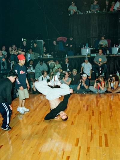 B-Boy Crumbs of California's Style Elements at Lords of the Floor in 2001