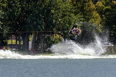 Parks Bonifay competes at the Red Bull Double or Nothing in Orlando, FL 