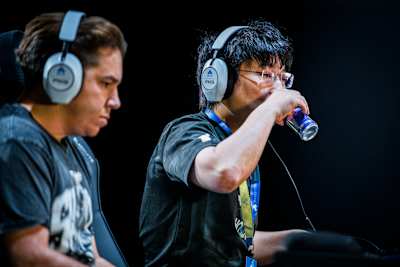 Daigo 'The Beast' Umehara at EVO Championship Series in Las Vegas, Nevada, USA on August 1, 2025. 
