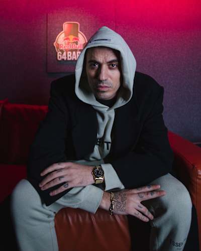 Marracash al Red Bull Music Studio