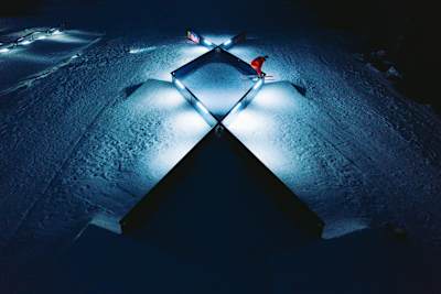 Jesper Tjäder fährt sein Unrailistic Invitational in Åre, Schweden.