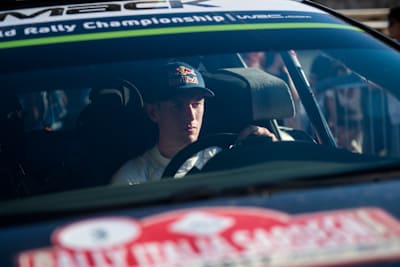 Elfyn Evans at the FIA World Rally Championship 2017