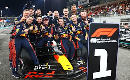 Max Verstappen of Oracle Red Bull Racing at the Abu Dhabi Grand Prix on November 26, 2023.