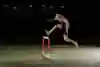 Karsten Warholm trains in Vallhall Arena, Oslo, Norway in 2020