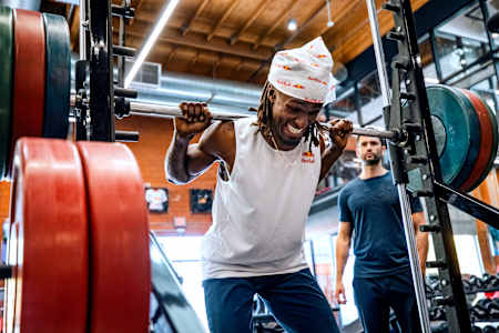 Will Claye during a photo shoot for The Red Bulletin Magazine's April issue on April 11, 2024. 
