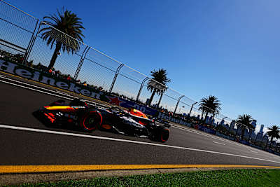 Max Verstappen von Oracle Red Bull Racing beim Großen Preis von Australien am 24. März 2024.