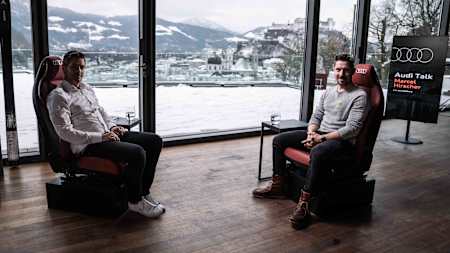 Marcel Hirscher im Audi Talk im M32 in Salzburg