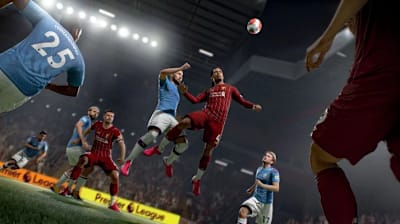 Virgil Van Dijk in FIFA 21.