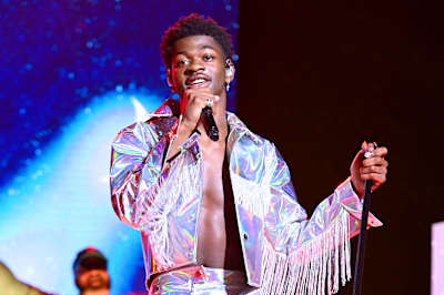 Lil Nas X performs on stage during Internet Live By BuzzFeed at Webster Hall in New York City.