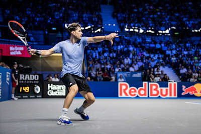 Dominic Thiem at the 2023 Erste Bank Open ATP Tournament in Vienna, Austria