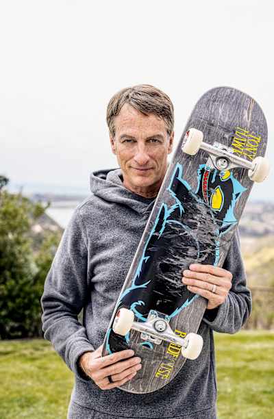 Tony Hawk in Encinitas, California, on March 24, 2021.