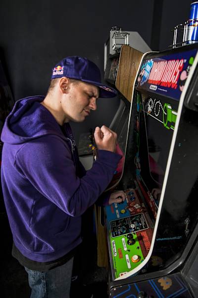 “I can remember staying up really late, trying to beat the game,” says Hunt, who was photographed near Portland, Oregon, on March 9.