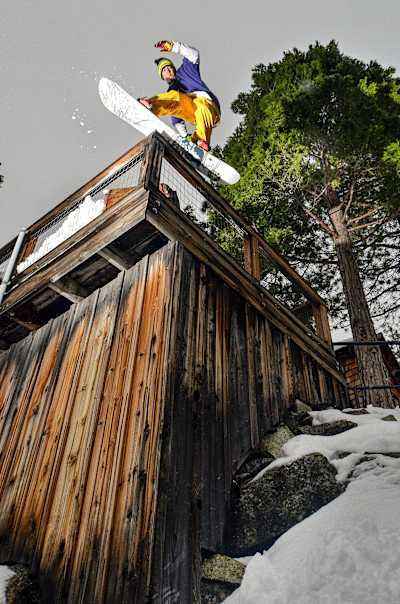 Before his big crash in 2013, Hunt was  an aspiring pro snowboarder who loved to obsessively practice tricks.