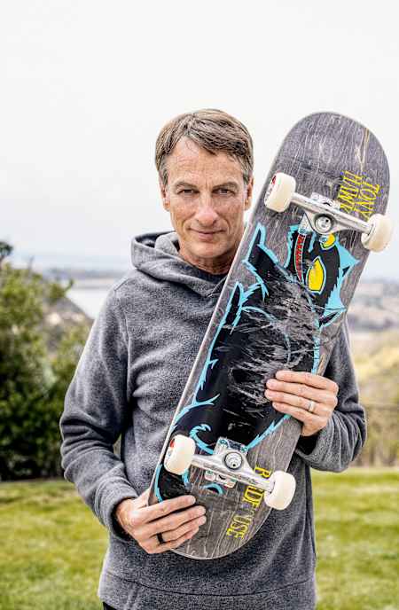 Tony Hawk in Encinitas, California, on March 24, 2021.
