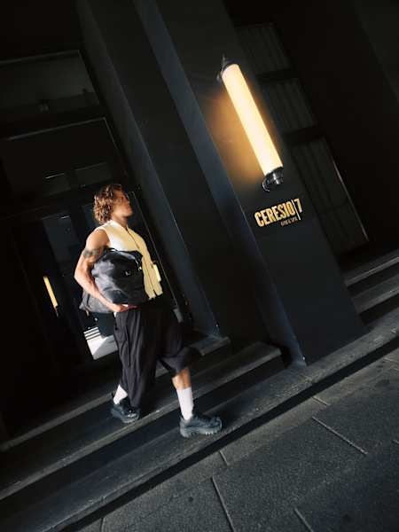 Nach dem Training ist vor dem Training: Lucas ist immer auf dem Sprung.