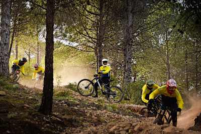 Adrian keeping a watchful eye on the Swedish DH Team.