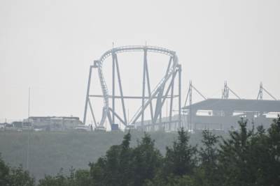 Getting A Glimpse Of The Rollercoaster