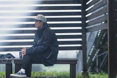 An image of ski jumper Ryōyū Kobayashi.