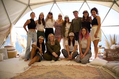 Nikita and friends at Mind Tricks in event Malibu, California
