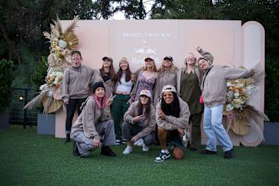 Nikita and friends celebrate a day well-spent discussing mental health