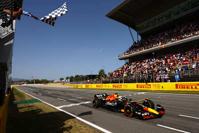 Max Verstappen of Oracle Red Bull Racing at the Spanish Grand Prix on May 22, 2022.