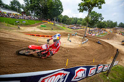 Jett Lawrence races at Round 6 of the AMA Motocross Series 