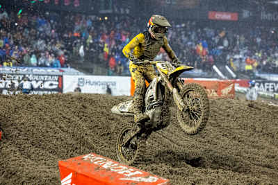 Ken Roczen at AMA Supercross Series Round 2 in San Francisco, CA