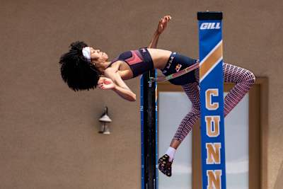 Vashti Cunningham trains in Las Vegas, Nevada