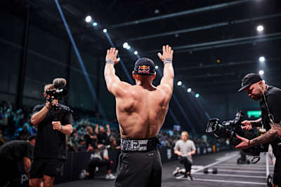 Jonne Koski seen just after finishing at the World Fitness Project Finals 2025 in Copenagen, Denmark.