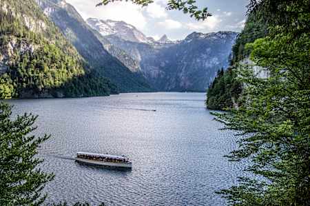 Blick vom Malerwinkel über den wunderschönen Königssee.