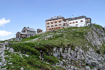 Blick auf das Watzmannhaus.