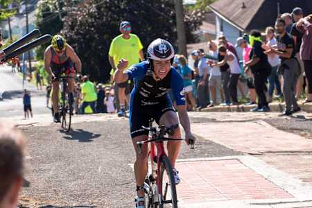 Only nine triathletes have  had their name's engraved on Westerport Wall