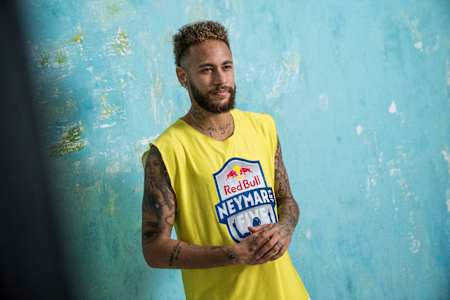 Neymar Jr seen during Red Bull Neymar Jr's Five 2020 Pre-Season Shoot in Paris, France on December 5, 2019.