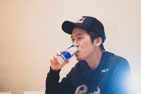 「やっぱり（自分には）姉さん女房がいてくれないと」と、はにかむガチくん。