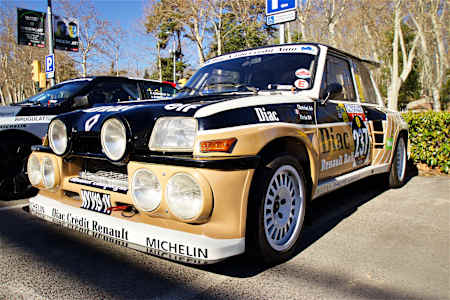Renault 5 Maxi Turbo de Neil Brighton, WRC, Rally Costa Brava de 2019.