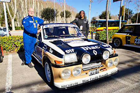 Neil Brighton y Peter Fidalgo, en el Rally Costa Brava 2019, Renault 5 Maxi Turbo, WRC.