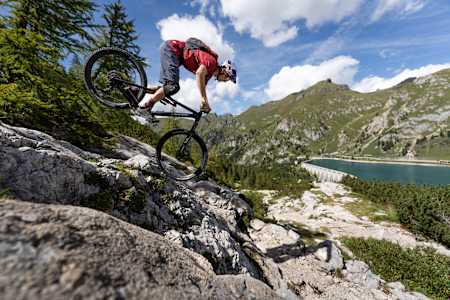 Tom Oehler performs in Canazei, Italy on August 25, 2020.