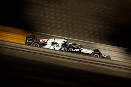 Yuki Tsunoda, de la Scuderia AlphaTauri, en el Gran Premio de Bahrein el 5 de marzo de 2023.