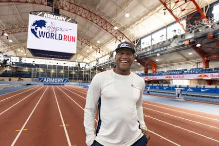 Ryan Shazier at The Armory Track and Field center in New York