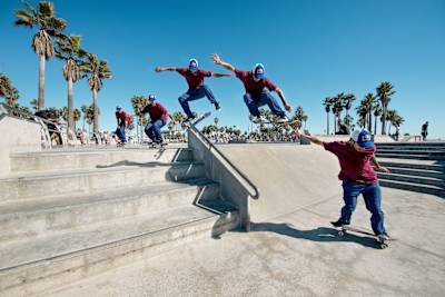 TJ Rogers performs during the Red Bull Rising Talent workshop in Venice, CA, USA on 18 October, 2018. 