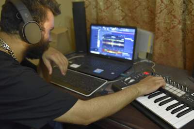 Syed Abdur, a DJ based in Saddar town, in the city of Karachi.