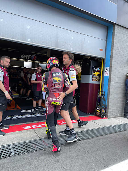 Tony Arbolino lors du Grand Prix MotoGP des Pays-Bas en juin 2023.