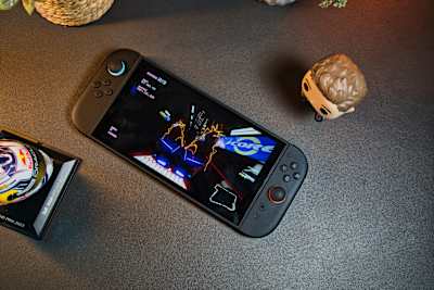 Photo montrant la Nintendo Switch 2 