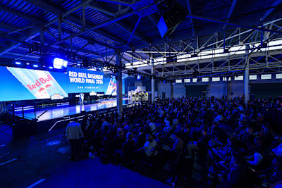 A view of the Red Bull Basement World Final stage in San Francisco, California, USA on June 3, 2026.